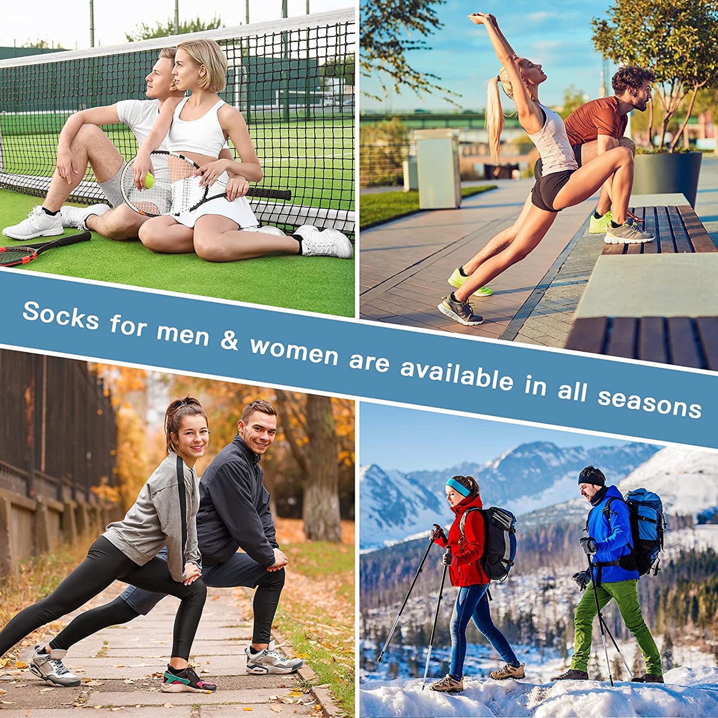 Felicigeely Ankle Athletic Running Socks Low Cut Sports Socks Breathable Cushioned Tab Socks for Men Women 6 Pairs